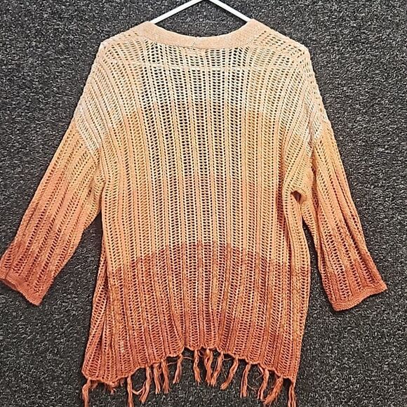 Maurices Medium Cardigan Orange - Picture 12 of 13